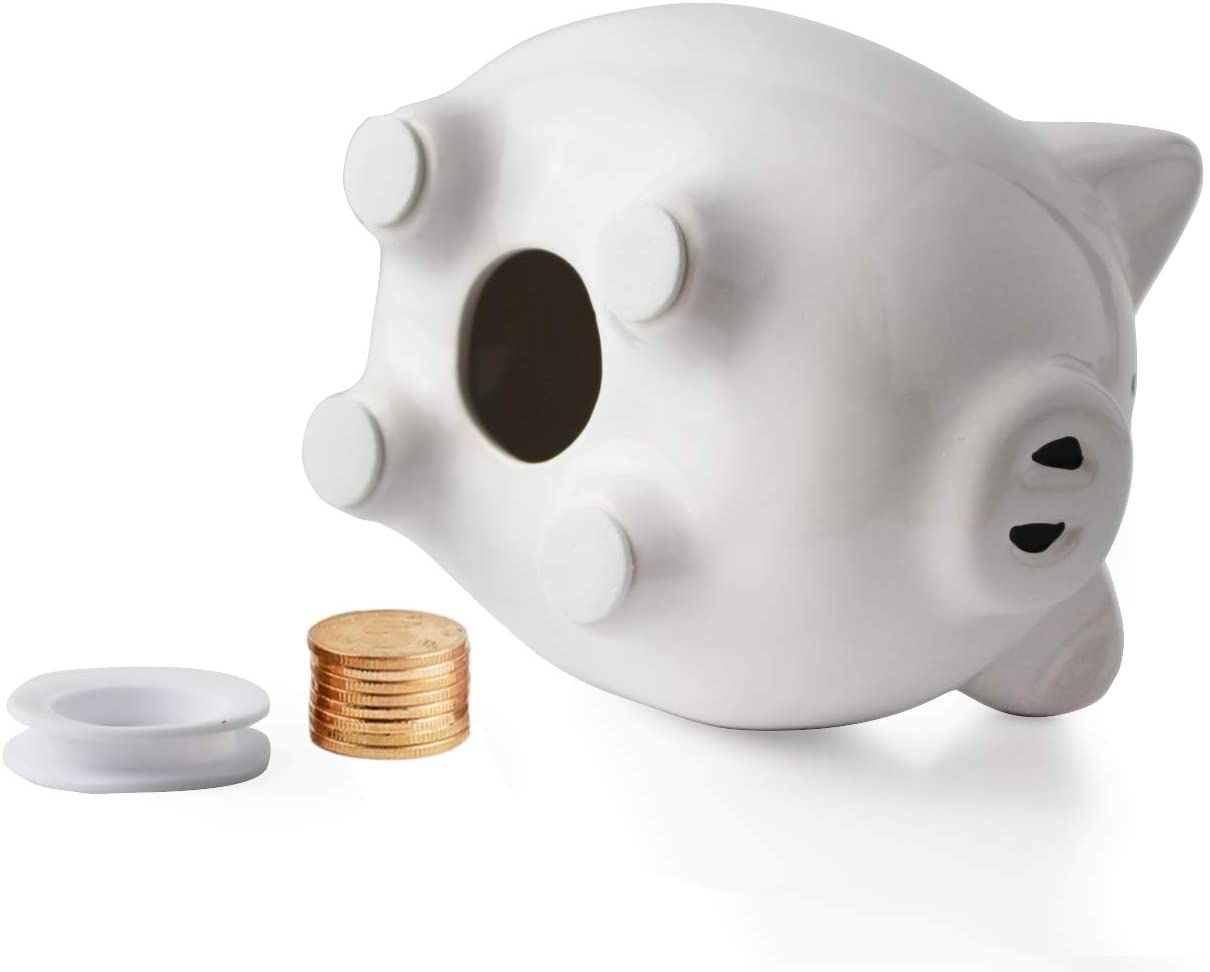 Colorfully Designed Large Piggy Bank- Butterfly Piggy Bank