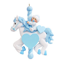 Baby Carousel Christmas ornament