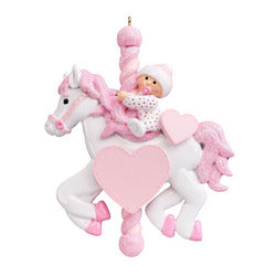 Baby Carousel Christmas ornament