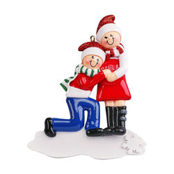 Baby Kicking Christmas Ornament