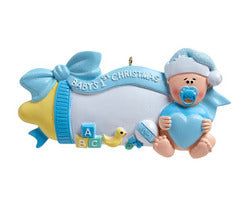 Baby Bottle Christmas Ornaments