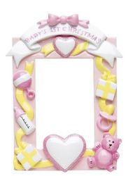 Baby's 1st  Photo Frame Christmas Ornament