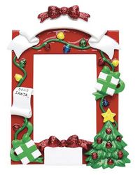 Baby's 1st  Photo Frame Christmas Ornament