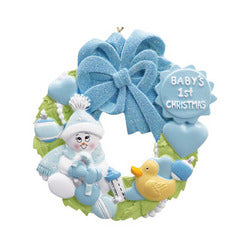 Baby Wreath Christmas Ornaments