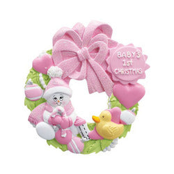 Baby Wreath Christmas Ornaments