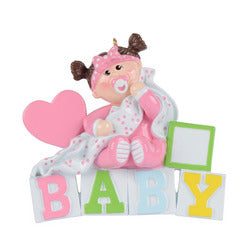 Baby Blocks Christmas ornament