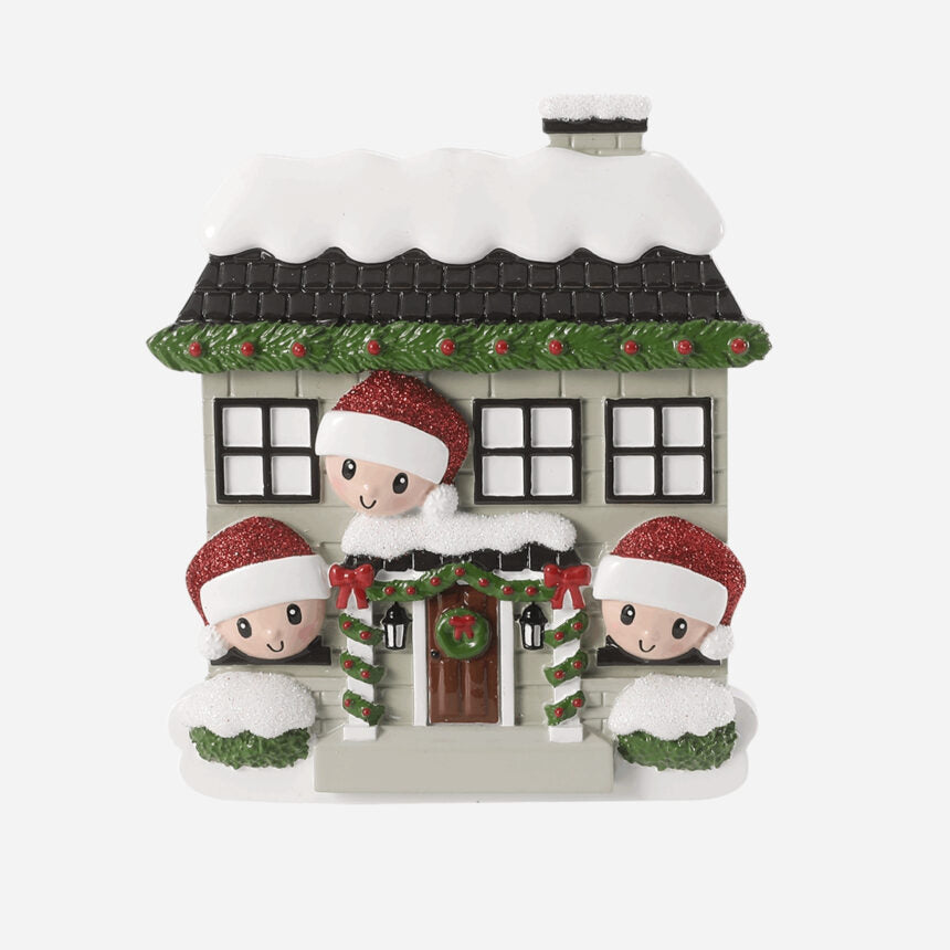 New House Family Christmas Ornaments