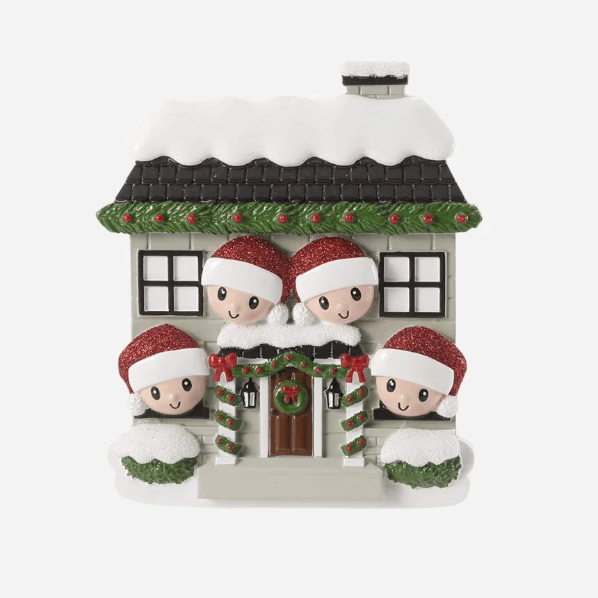New House Family Christmas Ornaments