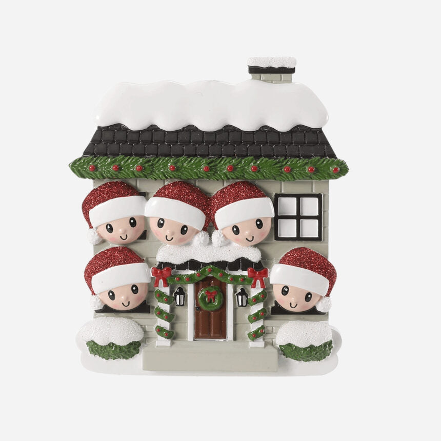 New House Family Christmas Ornaments