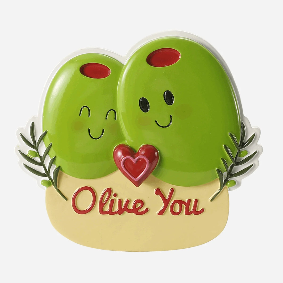 Olive You Couple Christmas Ornament