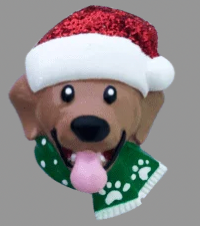 DOGS WITH CHRISTMAS HATS Add-on