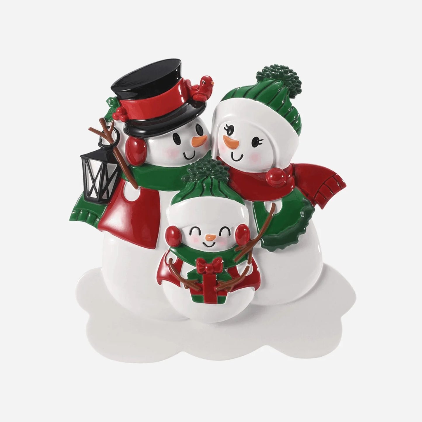 Table Topper Snowman Family