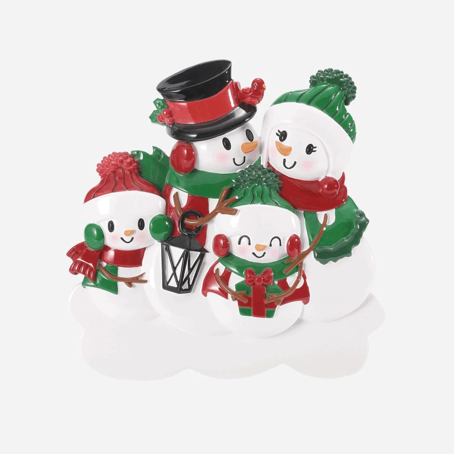Table Topper Snowman Family