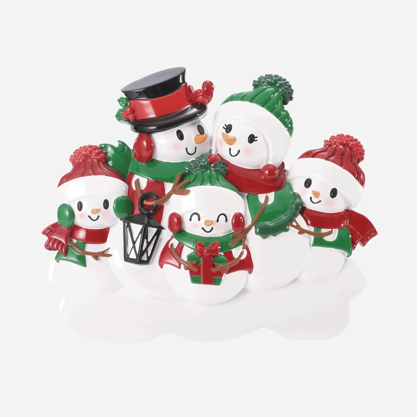 Table Topper Snowman Family