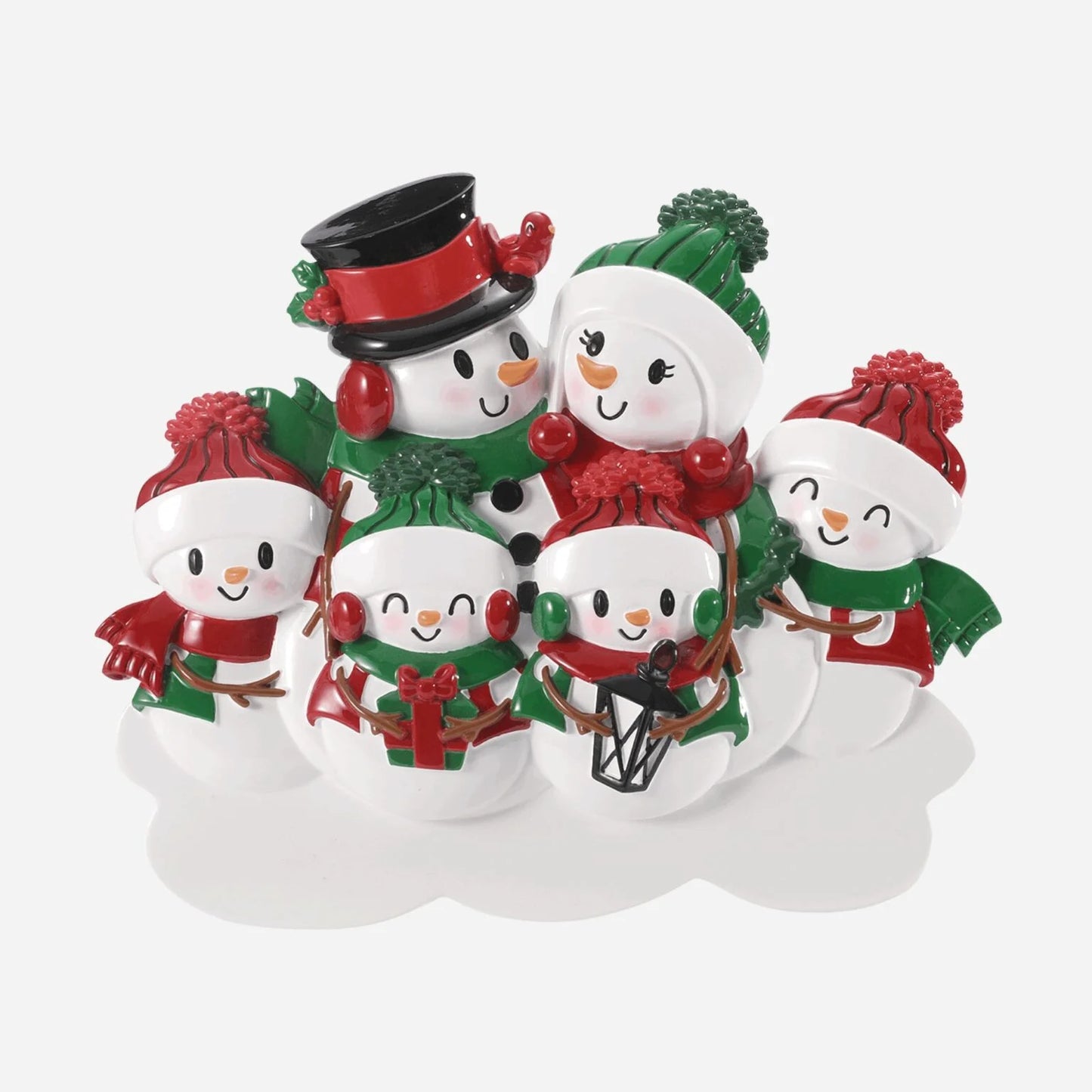 Table Topper Snowman Family