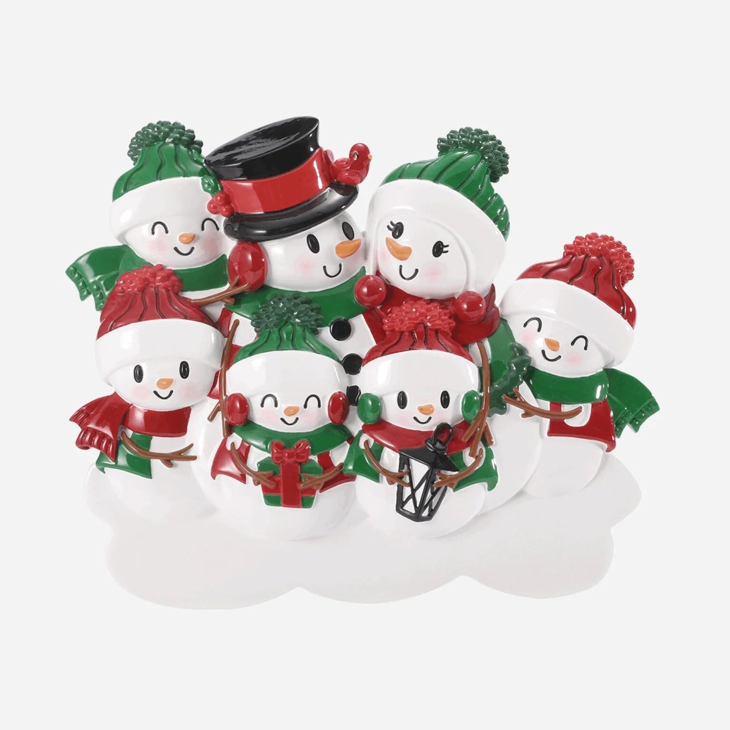 Table Topper Snowman Family
