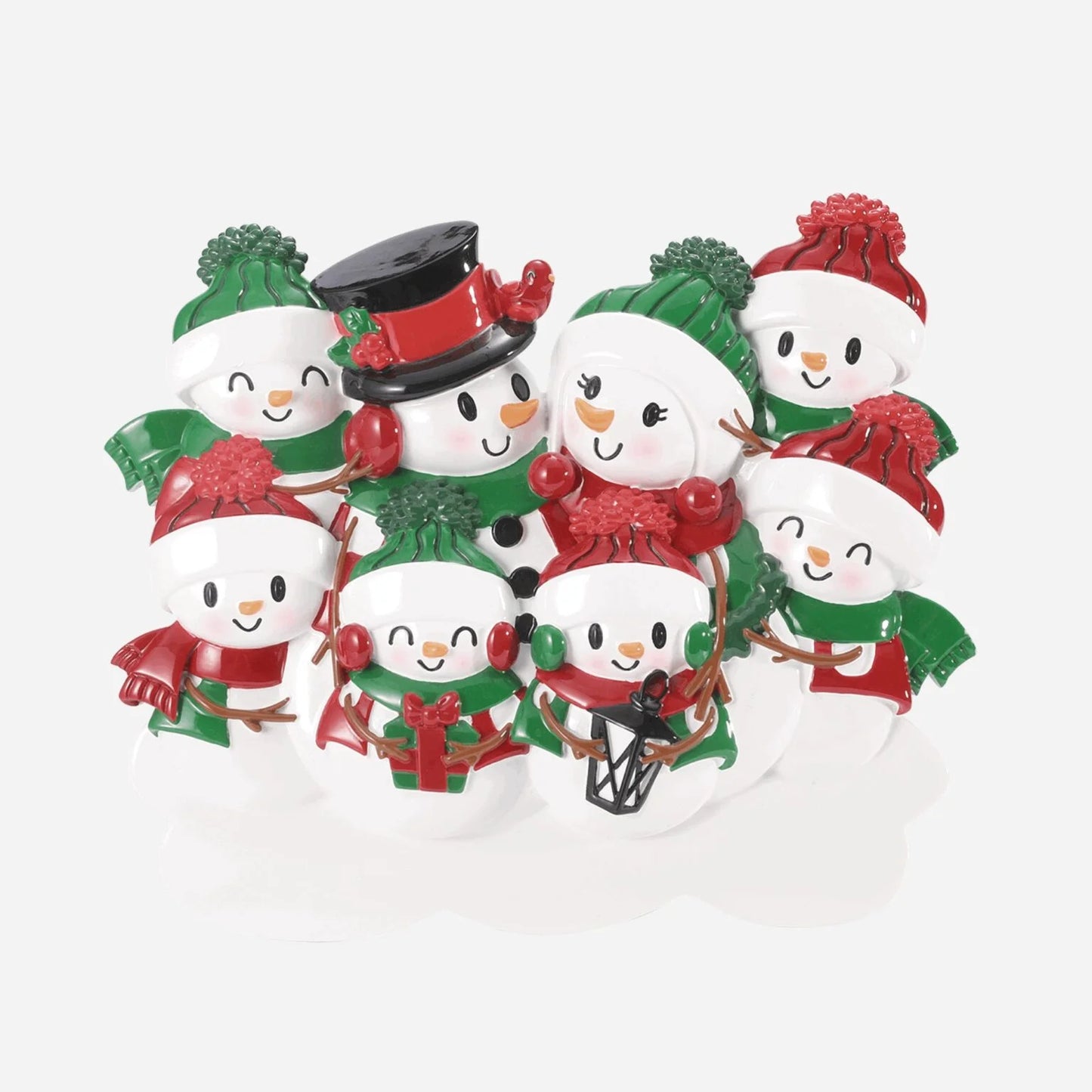 Table Topper Snowman Family