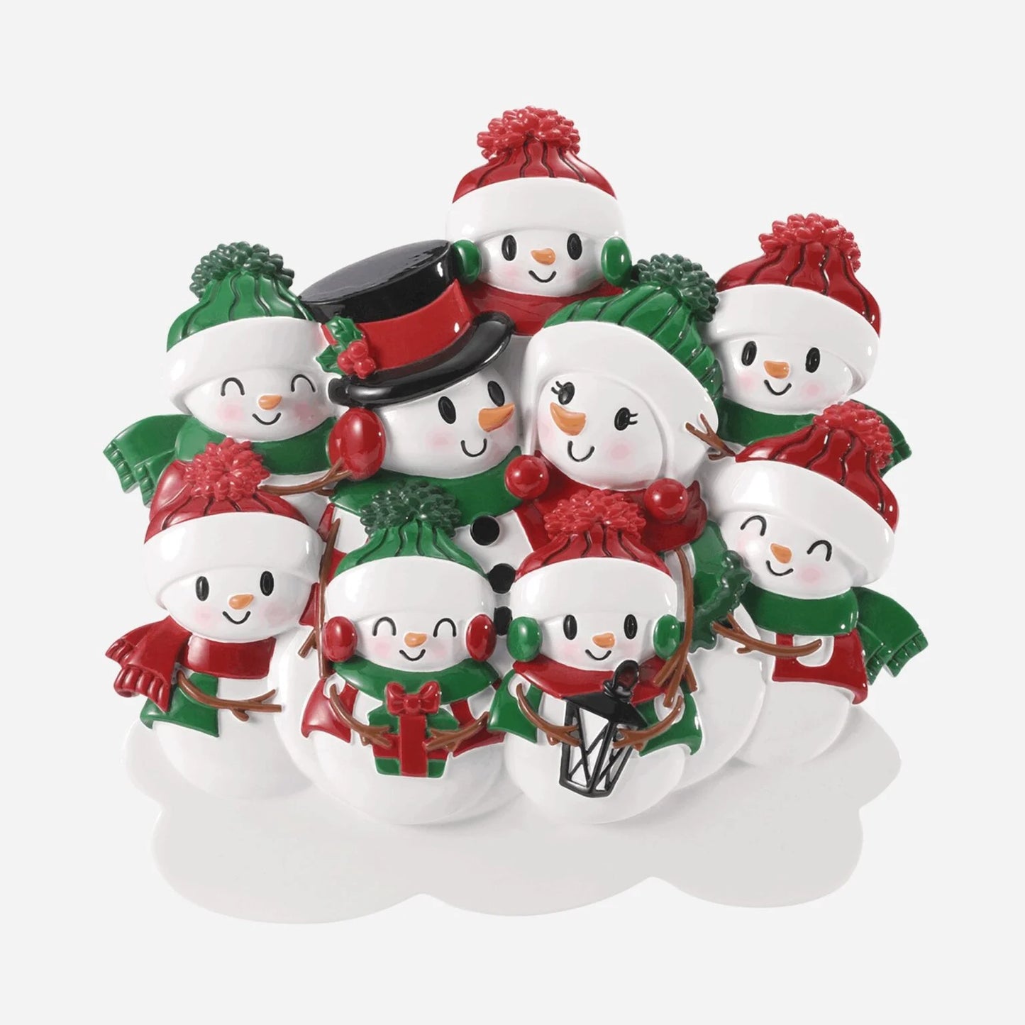 Table Topper Snowman Family