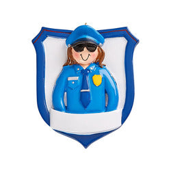 Police Christmas Ornament