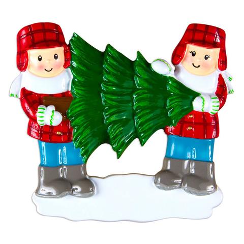 Lot Family Christmas Ornament
