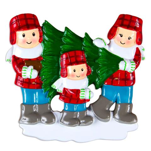 Lot Family Christmas Ornament
