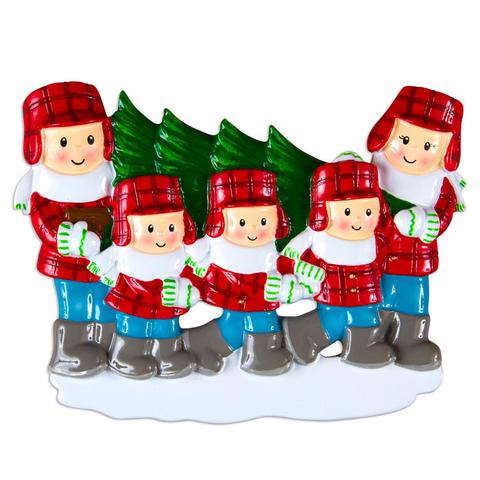 Lot Family Christmas Ornament