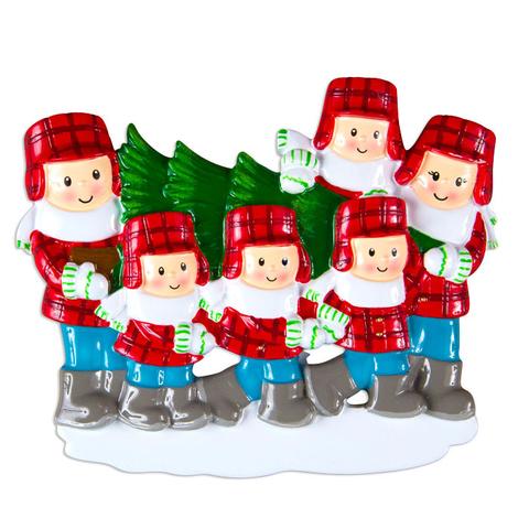 Lot Family Christmas Ornament