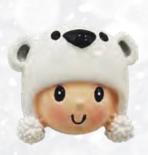 HEADS WITH SANTA HAT Add-on