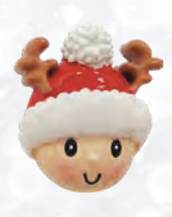 HEADS WITH SANTA HAT Add-on