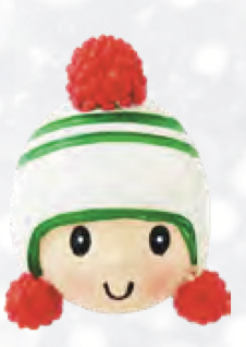 HEADS WITH SANTA HAT Add-on