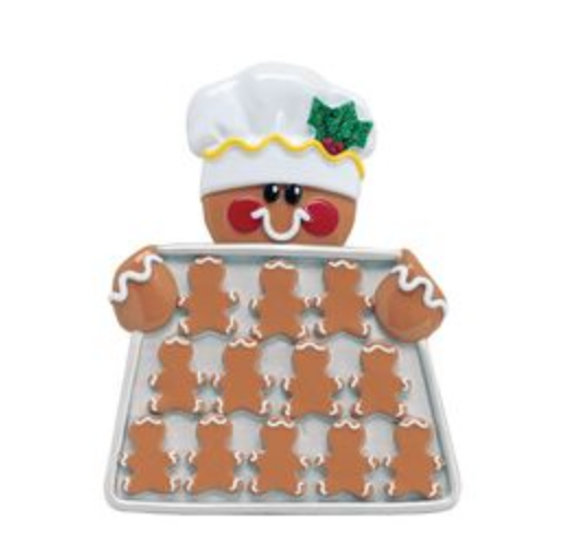 Table TopGINGERBREAD BAKER holds 13 names