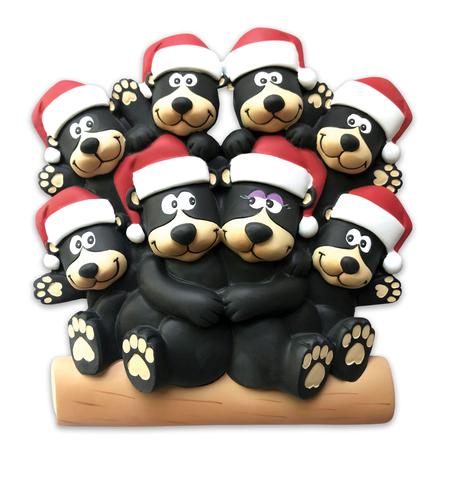 Table Top Black Bear Family