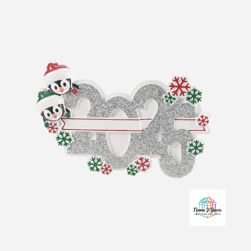 2025 Penguin Family Christmas Ornaments
