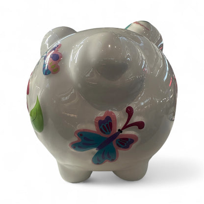 Colorfully Designed Butterfly piggy Bank