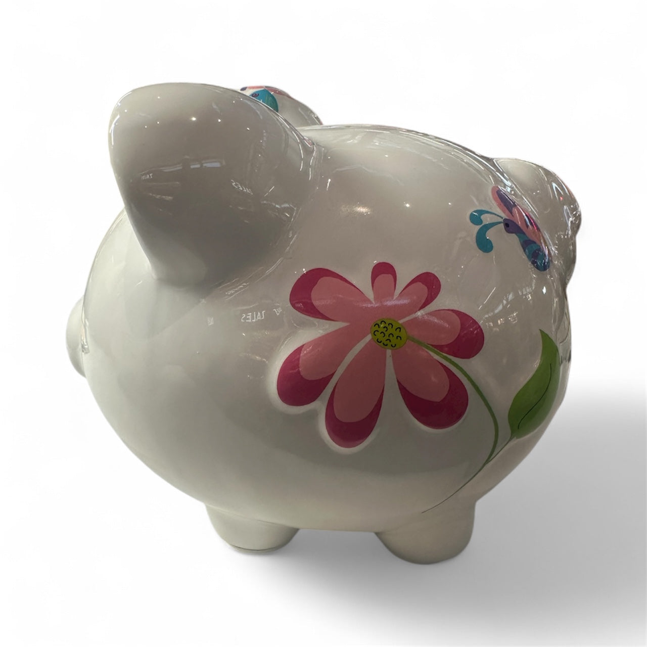 Colorfully Designed Butterfly piggy Bank