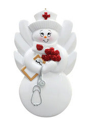 Snow nurse Nurse christmas ornament