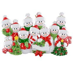 New snowman Family Christmas Ornament