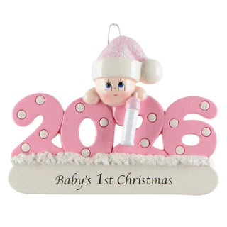 2026 Baby 1st Christmas Ornament