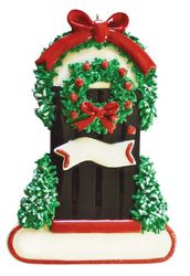 Wintery door Christmas Ornament