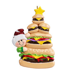 Loves Burger Christmas ornament