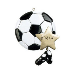 Soccer Star Christmas Ornament