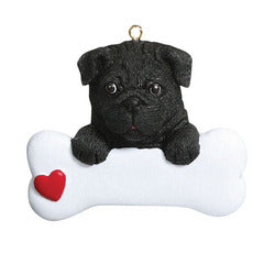 Pug Christmas Ornament