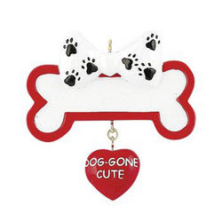 Dog Bone Christmas Ornament