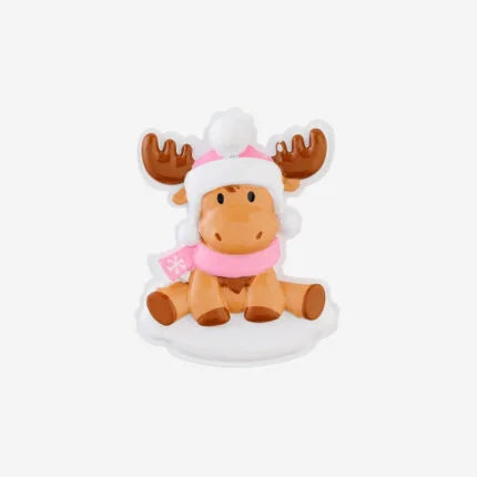 Moose Baby Christmas Ornament