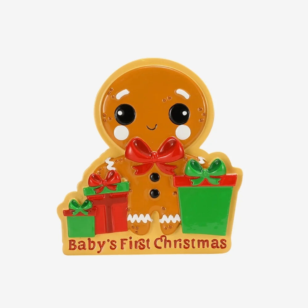 GINGERBREAD BABY'S 1ST CHRISTMAS  ORNAMENT