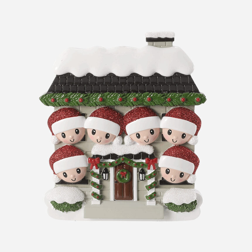 New House Family Christmas Ornaments