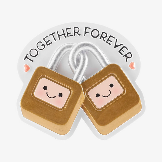 Two Locks Together forever Couple Christmas Ornament
