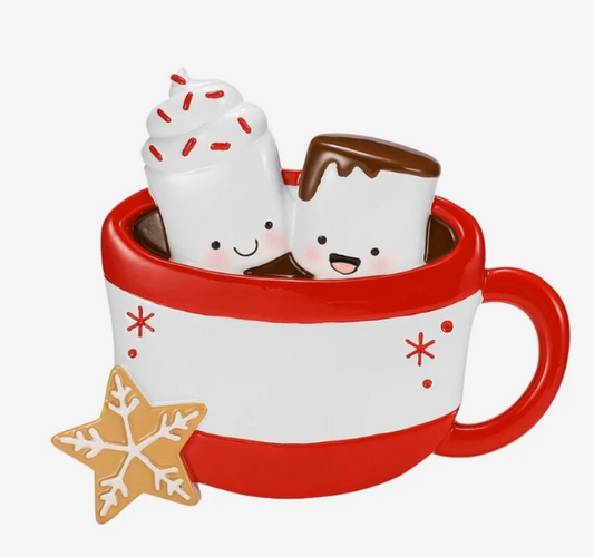 Hot Cocoa Family Christmas Ornaments