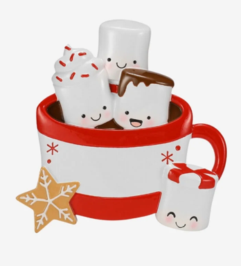 Hot Cocoa Family Christmas Ornaments