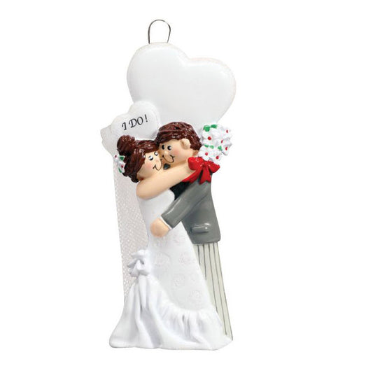 I DO! Newly Married Christmas Ornament